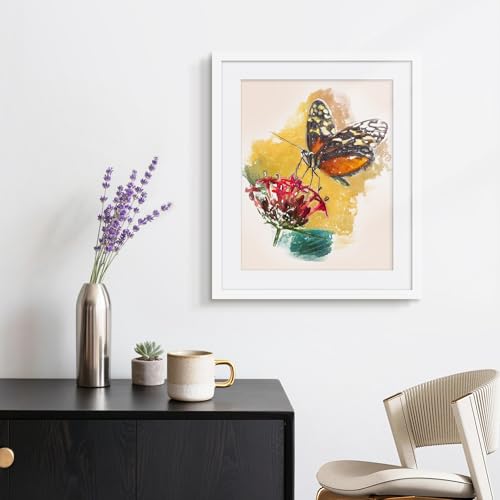 Picrit 20x24 Picture Frame 3 Pack, White Poster Frame, Display Poster 16 x 20 with Mat or 20 x 24 without Mat for Horizontal or Vertical Wall Mounting