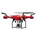 Produktbild SHOBDW 2.4G Höhe Hold HD Kamera Quadcopter RC Drone WiFi FPV Live Hubschrauber Hover (Rot)