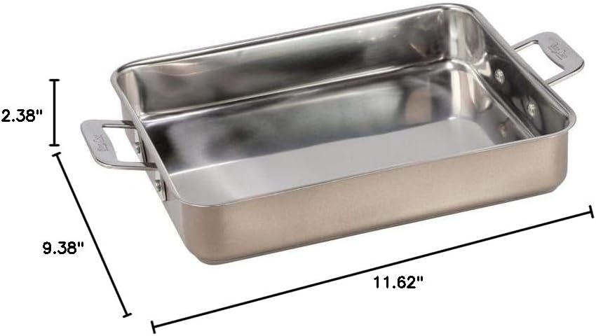 Bon Chef HOTSTONE Taupe CUCINA Small Square PAN - Induction Bottom