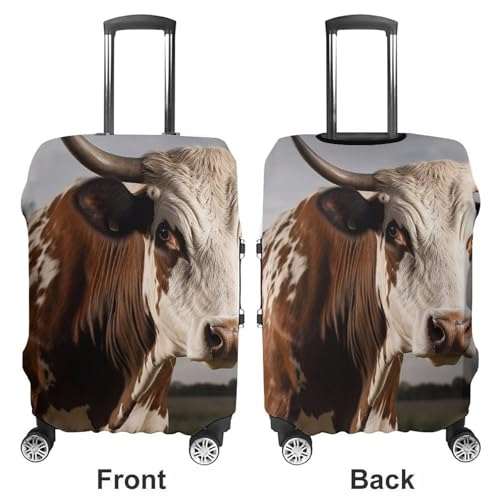 Luggage Cover Elastic Suitcase Cover Protector Washable Travel Baggage Covers Cow Luggage Covers Carry On Luggage Protector Anti-scratch 19-32 Inch L3