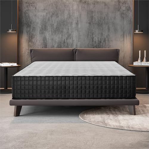 Naturalex   Colchón Viscoelástico Titanium 160x200 cm   Altura 30 cm   Espuma HR con firmeza adaptativa   Altamente Transpirable, Hipoalergénico, Flexible, Ergonómico   Sistema Blue Látex