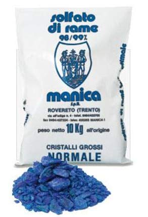 Manica Solfato di Rame in Granuli Grandi - 10 kg