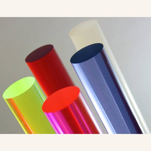 Tige en acrylique Lucite claire pour fabriquer des fixations invisibles de mobilier moderne 24"