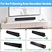 tiebutie WB-120 Wall Mount Kit for Bose Solo 5 Soundbar Wall Mount-Sound bar Mount Under TV for Bose CineMate 120 SoundTouch 120 Solo Soundbar Series II with Mounting Hardware Screw and Wall Anchors