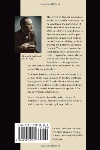 Man Economy & State With Power & Market