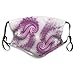 Produktbild Multifunctional face Protective Cover,Psychedelic Design Bizarre Helix Lettering Pattern with Illuminations Futuristic Image,Printed Reusable Unisex Face Decorations, Personal Protection,S