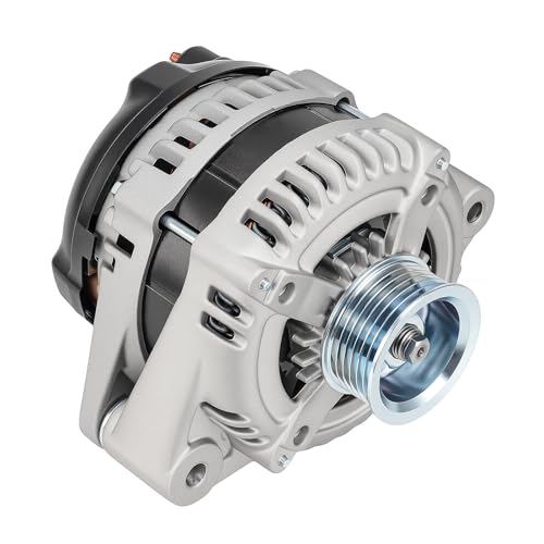 Image of KAX New Alternator Fit for Ford Lincoln: 2003-2006 Thunderbird, Lincoln LS 3.9L (with 55mm OD Pulley) 140Amp 1042103201 1042104150 1042103202 3W4T10300AG 3W4Z10346AA 3W4T10300AH 4W4T10300AA | Fits 2003-2005 Ford Thunderbird V8 3.9L, Replacement OE 6W4Z10346AA, 4W4Z10346AA, 6W4T10300AA, 1042103201