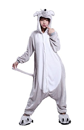 Mcdslrgo Unisex-Adult Christmas Onesie Pajamas Halloween Cosplay Costume