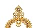 Bindhani Pearl Drop Small Filigree Work Maang Tikka & Indian Earrings For Women