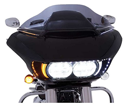 Horizon Led Lighted Windshield Trim (Black) For Road Glide #TOP20