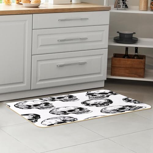 Alfombrillas de cocina para pasillo y lavandería VAPOKF que protegen el suelo de salpicaduras 7