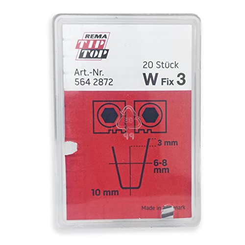 Lames de rechange pour recreusage pneus de 6-8mm de large Rema Tip Top