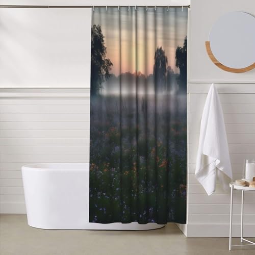Doublure de douche anti éclaboussures rideau de douche tissu imperméable