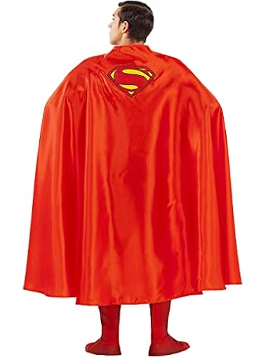 Funidelia | Capa de Superman para adulto100% Oficial, Superhéroe, DC Comics, Liga de la Justicia de América, Accesorios para Disfraces - Disfraces Divertidos para Fiestas. | Ya disponible en tu tienda friki favorita! En mundofriki.es!