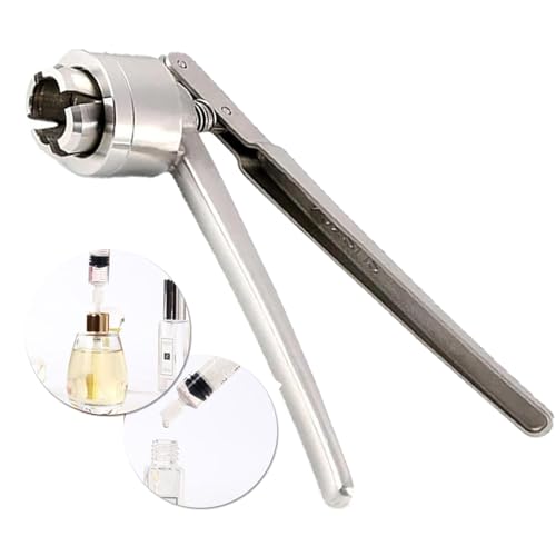 Crimpadora manual de viales abatible, herramienta de sellado manual para viales de perfume, esencial para la preparación de muestras y sellado seguro de botellas