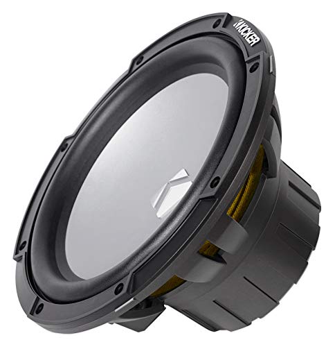 Image of KICKER 45KMF104 10 inch Free Air Marine Subwoofer Sub+Charcoal Grille w /LED's+Remote