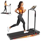 Joxir Walking Pad Treadmill with Incline & Handle Bar, Portable 7.5MPH Under Desk Treadmill for Home Office, 360 Lbs Capacity with LED Display & Remote Control