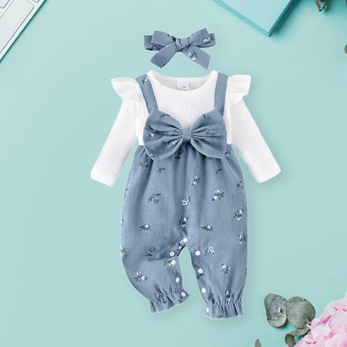 YINGISFITM Newborn Infant Baby Girl Clothes Fall Winter Long Sleeve Romper Patchwork Bow One Piece Jumpsuit Cute Outfits2