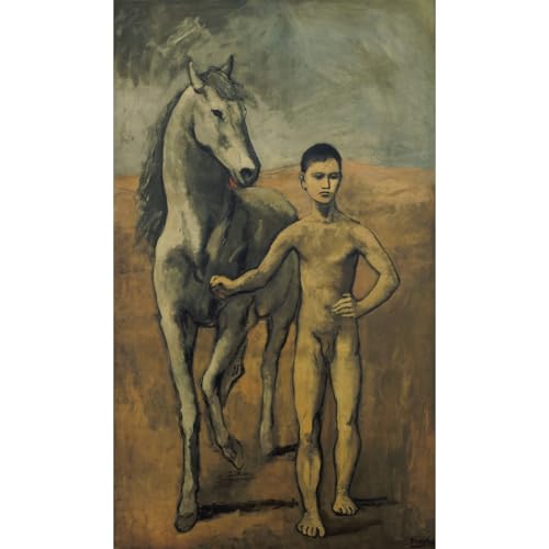 Affiche Pablo Picasso garçon menant un cheval pour habiller un grand mur vide