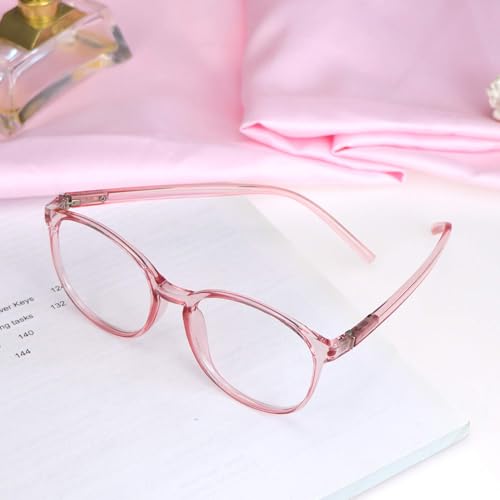 Image of VisionGlobal Blue Light Blocking Glasses, Lightweight Oval Frame, Computer Glasses for Gaming, Office, TV