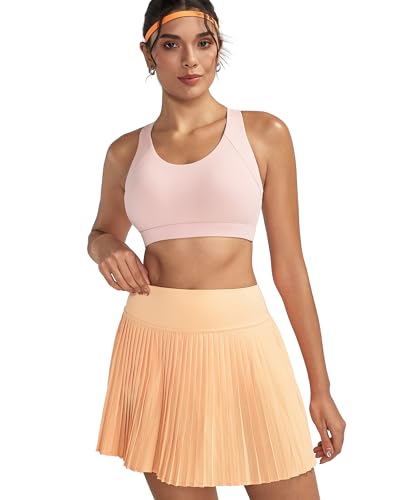 Image of RUNNING GIRL Sports Bra for Women High Support, Criss-Cross Back Padded Strappy Sports Bras Yoga Bra with Removable Cups