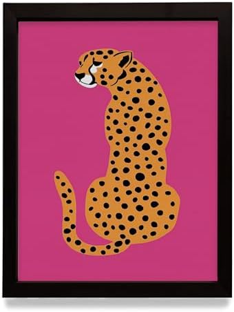 Fardes Arte de parede de chita rosa, decoração de quarto com esta...