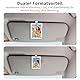 COZERI 2 Stück Auto Bilderhalter, Acryl Magnetic Personalisierte Foto Halter Auto Zubehör Auto Foto Halter Auto Visier Clip, Personalisierte Auto Bilderrahmen, Geeignet zum Hinzufügen von Familie