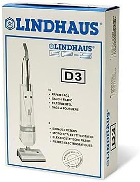 Lindhaus Vacuum Cleaner Bags D3 - 10 Pack