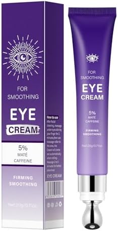 Caffeine Eye Cream, Eye Cream to Improve Puffiness & Wrinkles, Under Eye Serum for Eye Bags and Dark Circles for Women & Men (0.71 OZ/20g)