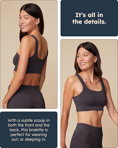 Lounge Rib Scoop Bralette - Lightweight, Wireless Bra for Women4