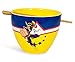 JUST FUNKY My Hero Academia All Might Japanese Ceramic Dinnerware Set | 16-Ounce Ramen Bowl and Wooden Chopsticks Set