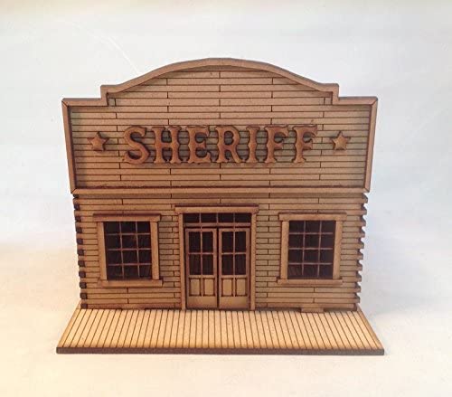 Sheriffs Office Mdf 28Mm Laser Cut Kit Tombstone Desperado Legends Of The Old West Fast Shipping #TOP1