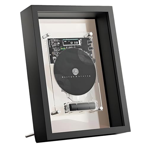 Lecteur CD mural cadre musical idéal pour offrir en cadeau noir