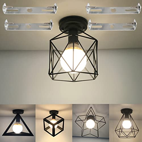 Image of 8Pieces Light Fixture Mounting Bracket Crossbar Kit for Ceiling Pendant Wall Light Sconce Mounting Plate with Screws