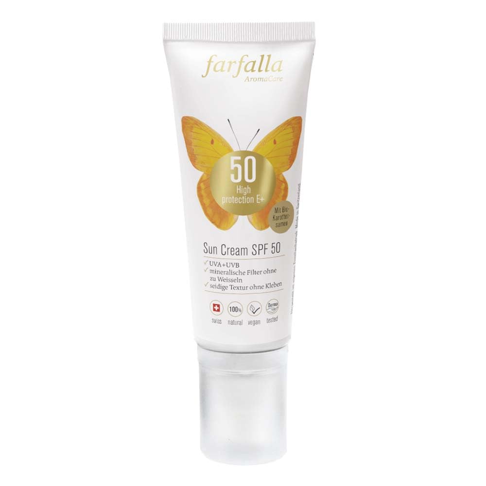 Farfalla Natural Sun Care Crème solaire haute protection E+ SPF50 80 ml