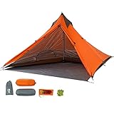 Tienda de campaña ultraligera Naturehike 3temporada al aire libre para 1 persona, para campamento, senderismo, escalada, the tent set