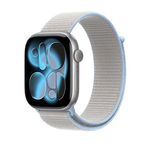 Apple Watch Band - Sport Loop - 46mm - Blue Mist - One Size (Fits Most) by Apple - Image 2