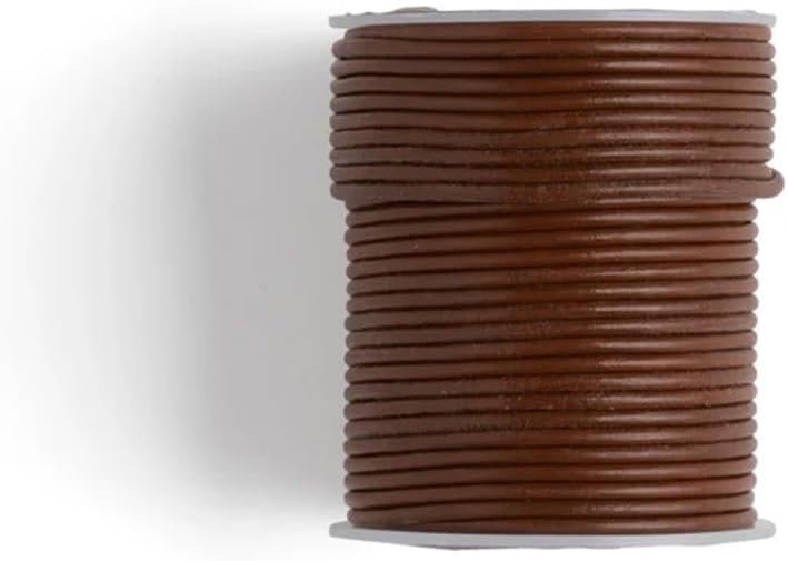 Brown Round Leather Cord by Tandy Leather