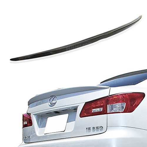 PULips LXIS06OERW Factory Style Rear Trunk Spoiler, Poly-Urethane, Flexible, Unfinished (Hand Prep And Painting Required), compatible with Lexus IS250 / IS350 2006-2013 SEDAN ONLY