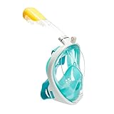 [page_title]-Tauchmaske,Schnorchelmaske,Tauchmasken Vollgesicht,Schnorchelmaske Kinder Erwachsene mit Anti-Beschlag Beschichtung 180 Â° View Design (S/M, GrÃ¼n)