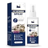 Cat Deterrent Spray, Cat Repellent Outdoor to Keep Cats Away, Cat Scratch Furniture protector Indoor & Outdoor, Effective Training Aid, Cat Deterrent Outdoor for Cats and Kittens ( Blue,120ML)