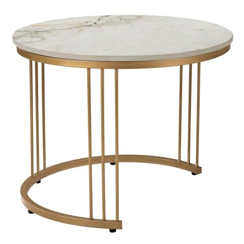 Image of Wakefit Center Table | 1 Yr Warranty | Coffee Table for Living Room Wooden, Tea Table for Living Room Wooden, Sofa Table, Free Installation from Brand, Modern Multi-Functional & Wobble-Free(Frappe)