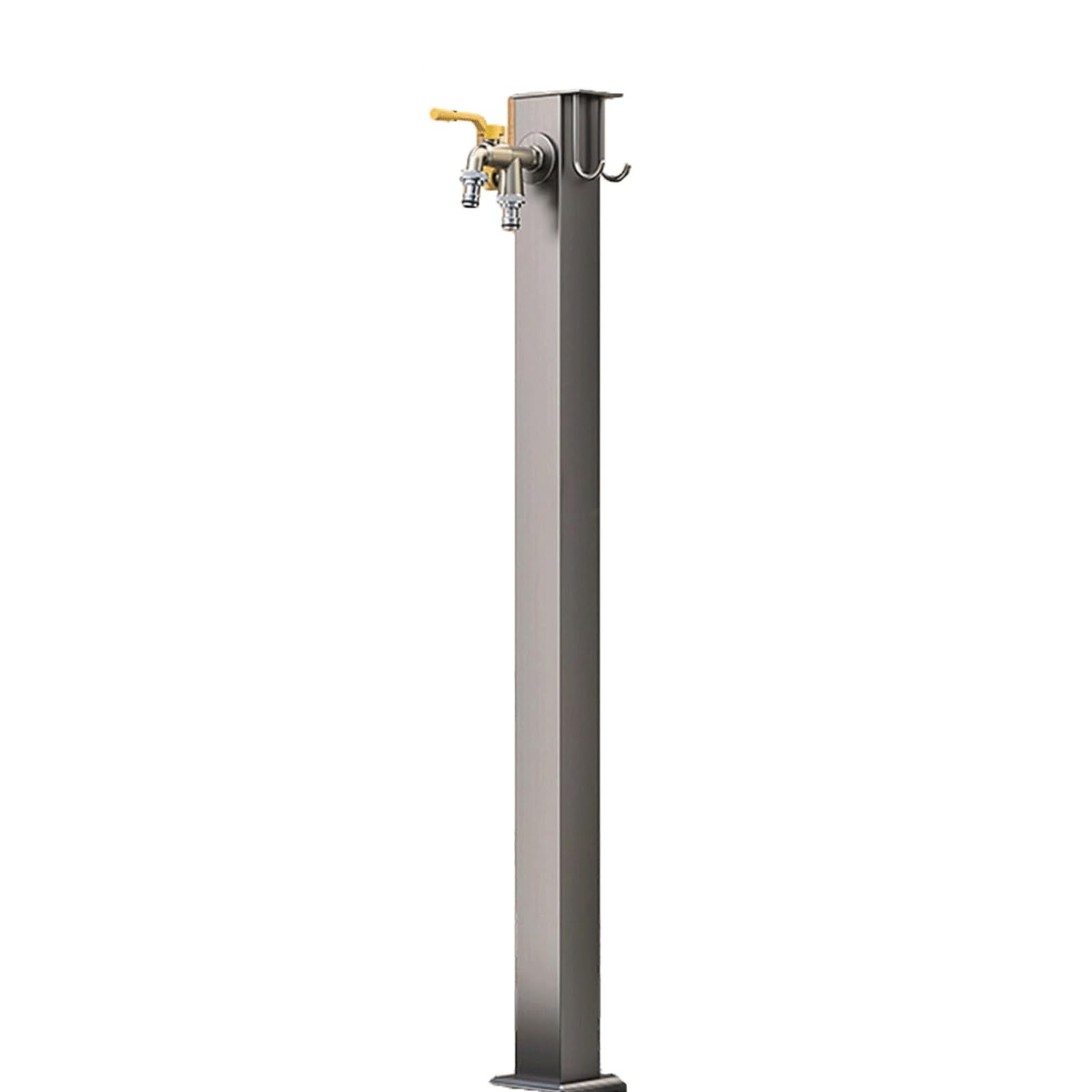 XDLEDMKIZ Outdoor Garden Water Column Hydrant with 2-in-1 Brass Faucet and Fountain Tap for Garden Decor and Irrigation