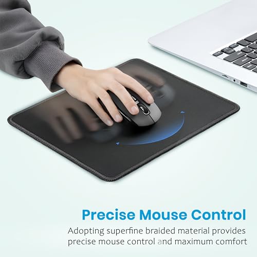 Image of Storite 50 Pack 260mm x 210mm x 3mm Speed Type Extended Gaming Non-Slip Rubber Base Mousepad Desk Mat Keyboard Pad for Laptop /Computer Office PC & Home - Black