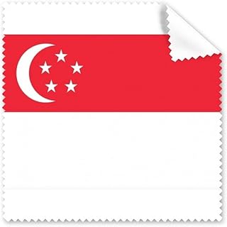 Singapore National Flag Asia Country Cleaning Cloth Phone Screen Glasses Cleaner 5pcs