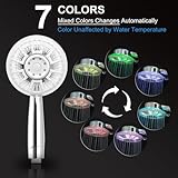 Zoom IMG-2 jinyomfly soffione per doccia led Zoom IMG-2 jinyomfly soffione per doccia led