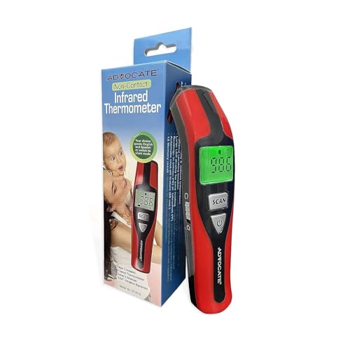 Non-Contact Speaking Thermometer, Advocate Temperature Thermometer for Adults, Kids, and Infants, Digital Infrared Forehead Readings, Temperature Gun Used as Adult or Baby