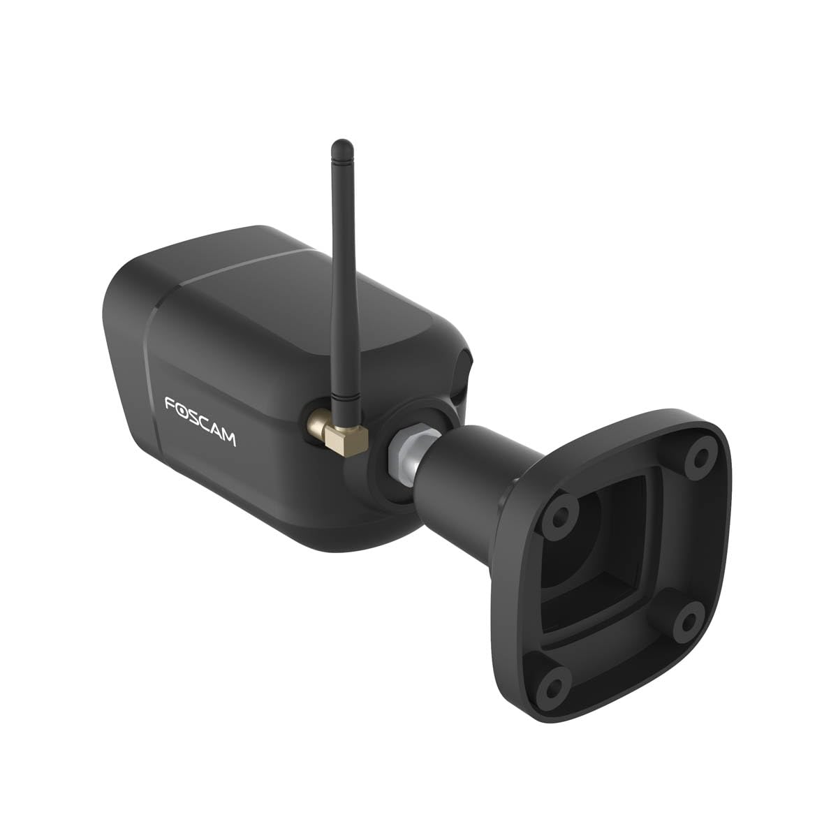 Foscam V8P 4K 8 MP Dual-Band WLAN Überwachungskamera mit integriertem Scheinwerfer und Einer Alarmsirene (schwarz)