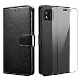 [Material:Cuero de PU,TPU suave y vidrio templado] - la funda para Wiko Y52 está hecha de gel de TPU suave,este material es similar a la silicona,duradero y ecológico.El protector de pantalla es de vidrio templado,puede evitar que la pantalla de su teléfono se rompa si se cae repentinamente.