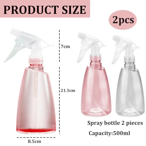 Botellas de spray de jardinería y peluquería vacías y rellenables de 500ml 3